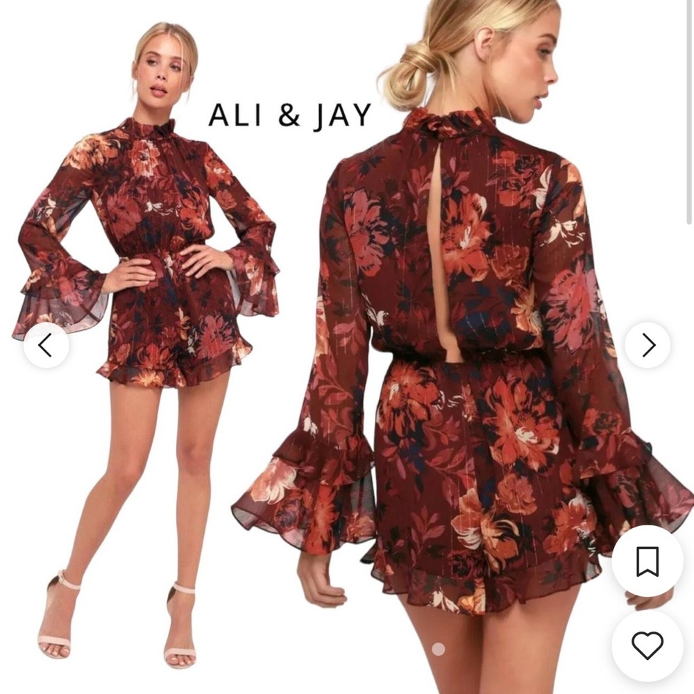 Ali & Jay Floral Romper